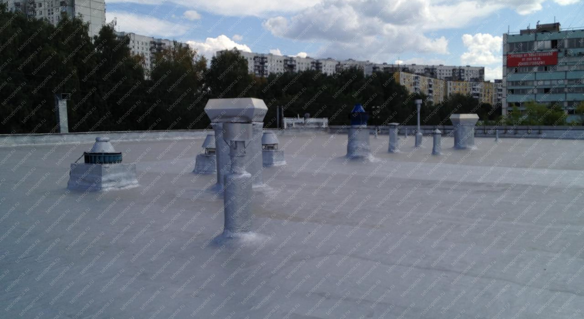 Ремонт плоской крыши