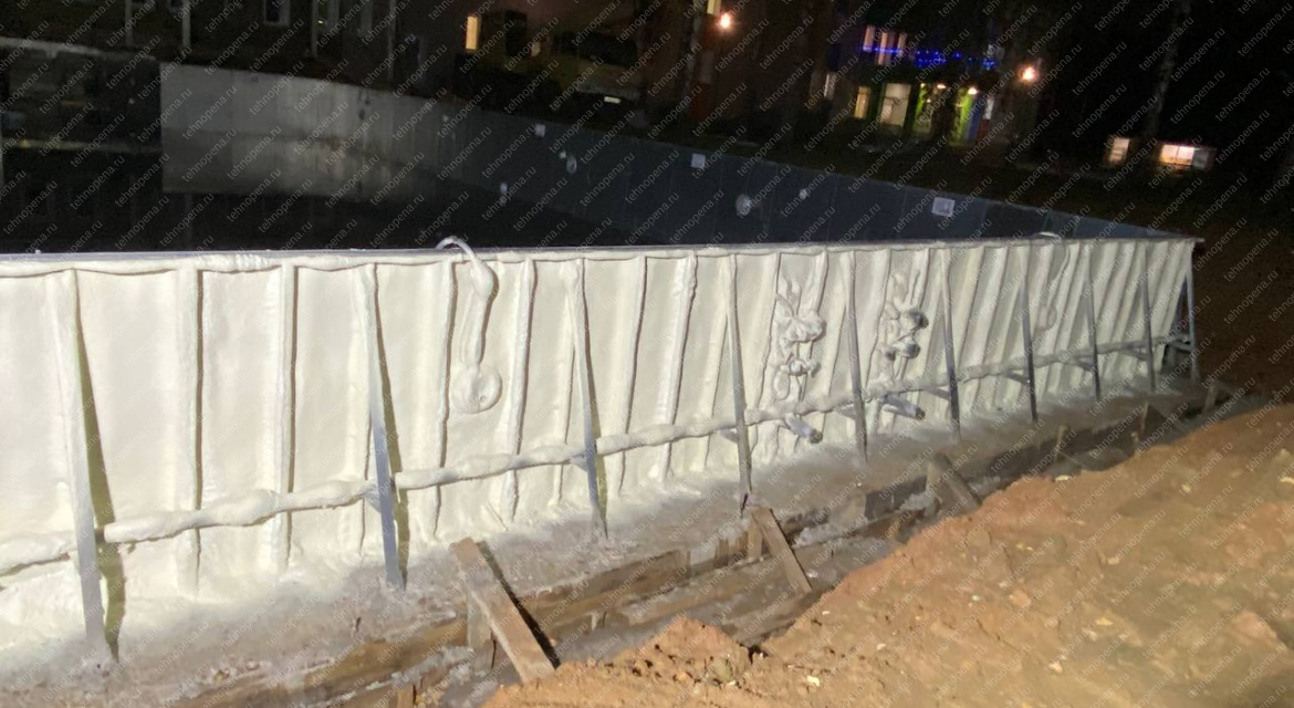 Утеплить бассейн ППУ