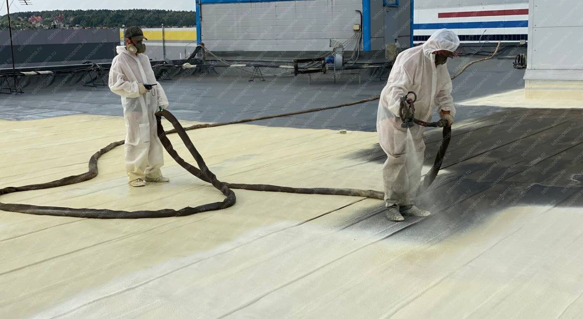 Утепление плоской кровли ппу