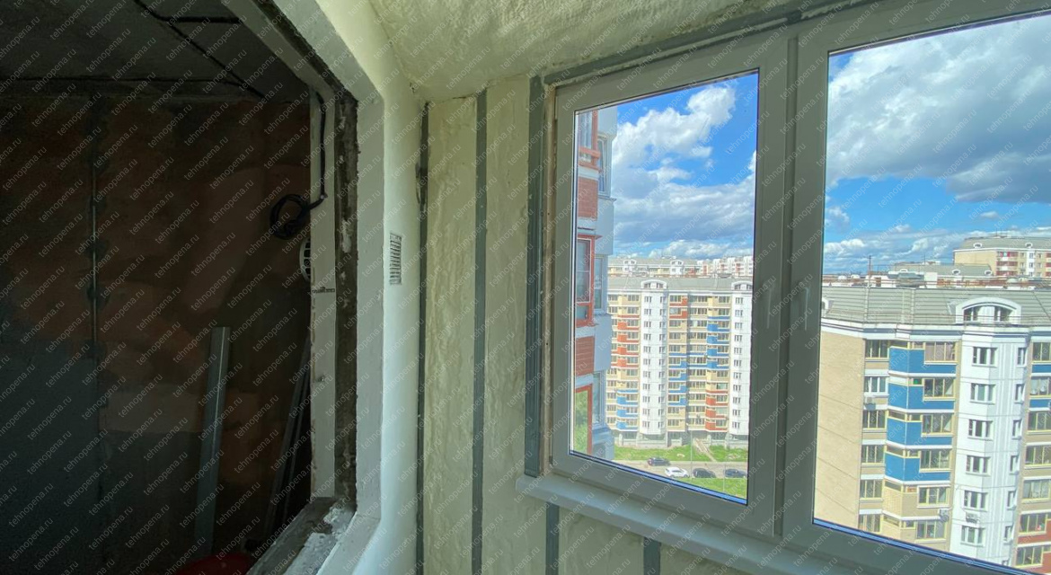 Утепление лоджии пенополиуретаном
