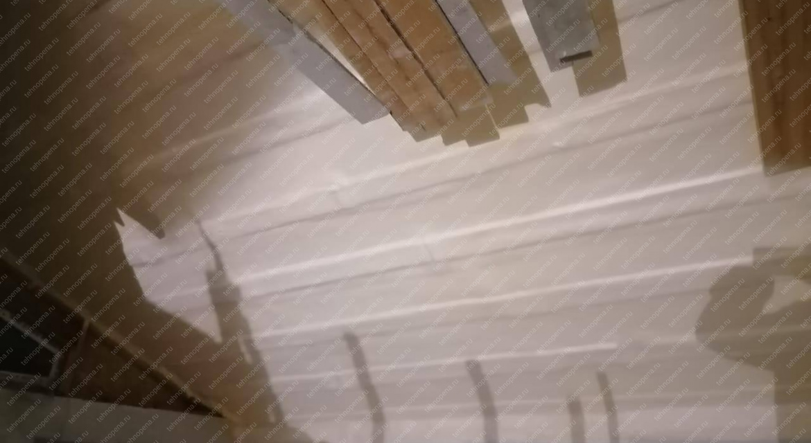 Утепление мансарды ППУ, СНТ Богатищево