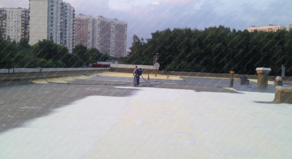 Ремонт плоской крыши