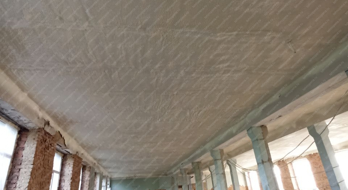 Теплоизоляция потолка ппу