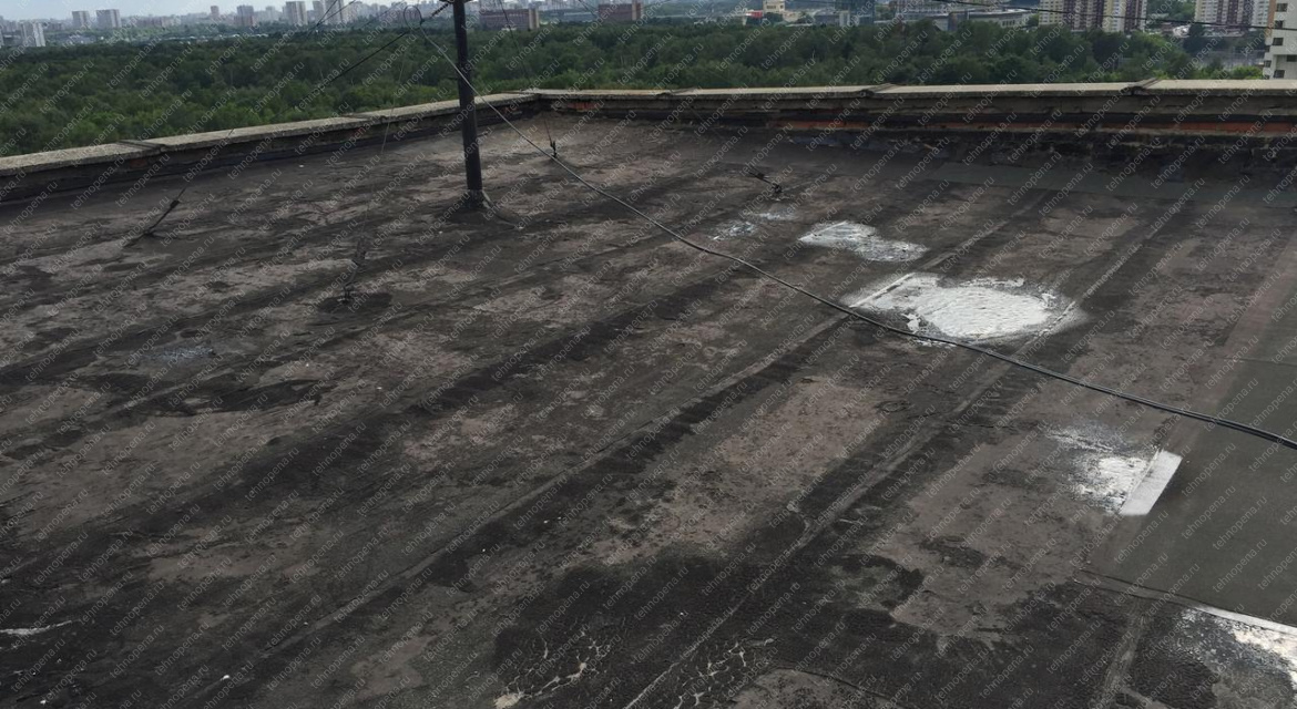 Ремонт плоской кровли полимочевиной