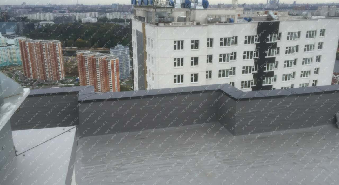 Ремонт кровли многоэтажного дома АРТ